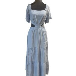 Elegant Blue Women's Dress